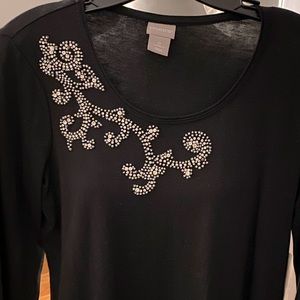 Chico’s Black Top size 8